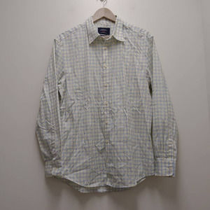 Charles Tyrwhitt Mens Plaid Extra Slim Fit Long Sleeve Button Front Size Large